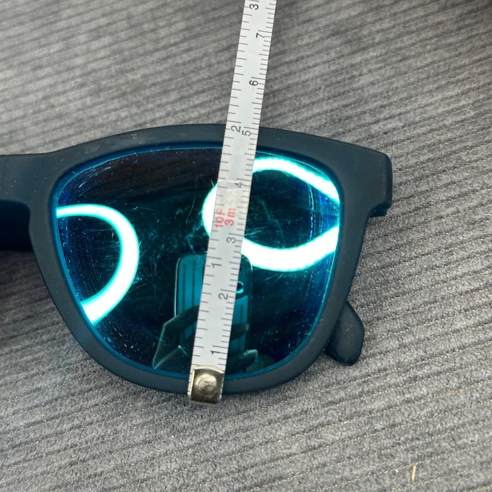 Goodr OG y2k Sunglasses Navy San Diego Half Marathon Legacy Blue Mirrored Lens